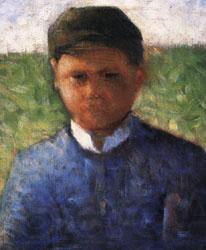 Georges Seurat The Little Peasant in Blue Norge oil painting art